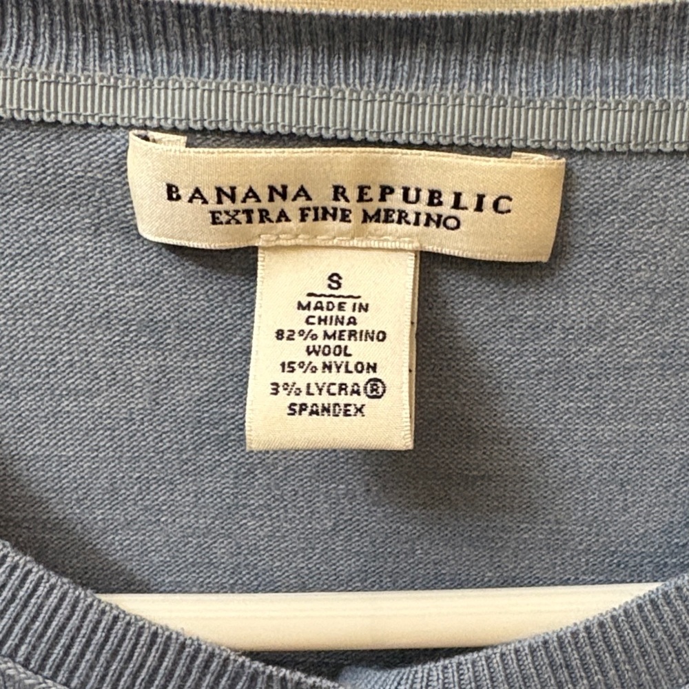 Banana Republic Blue Women's Cardigan - Picture 2 of 3